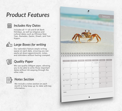 Crab Calendar 2027