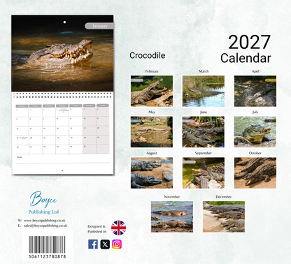 Crocodile Calendar 2027