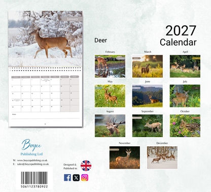 Deer Calendar 2027