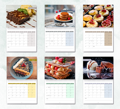Desserts Calendar 2027