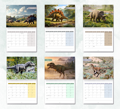 Dinosaur Calendar 2027