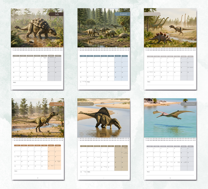 Dinosaur Calendar 2027