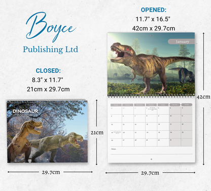 Dinosaur Calendar 2026