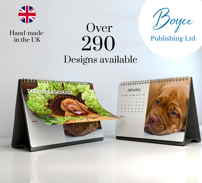 Dogue De Bordeaux Desk Calendar 2026-2027