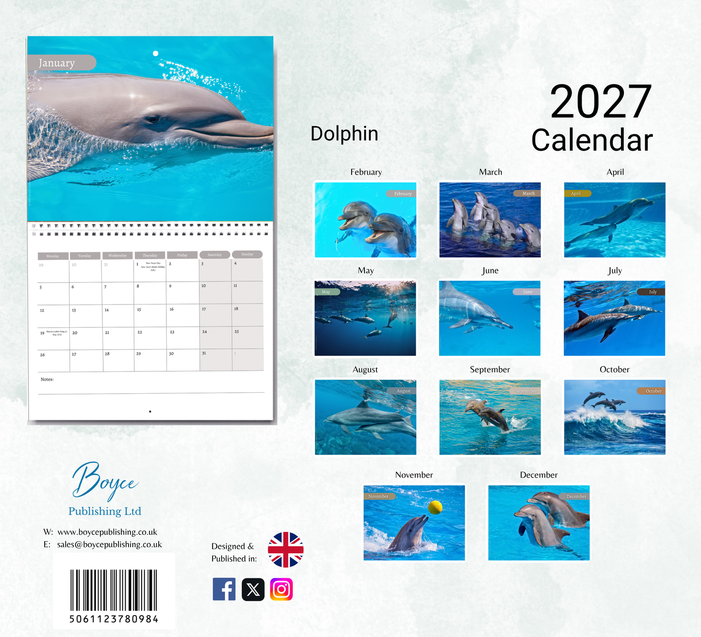 Dolphin Calendar 2027
