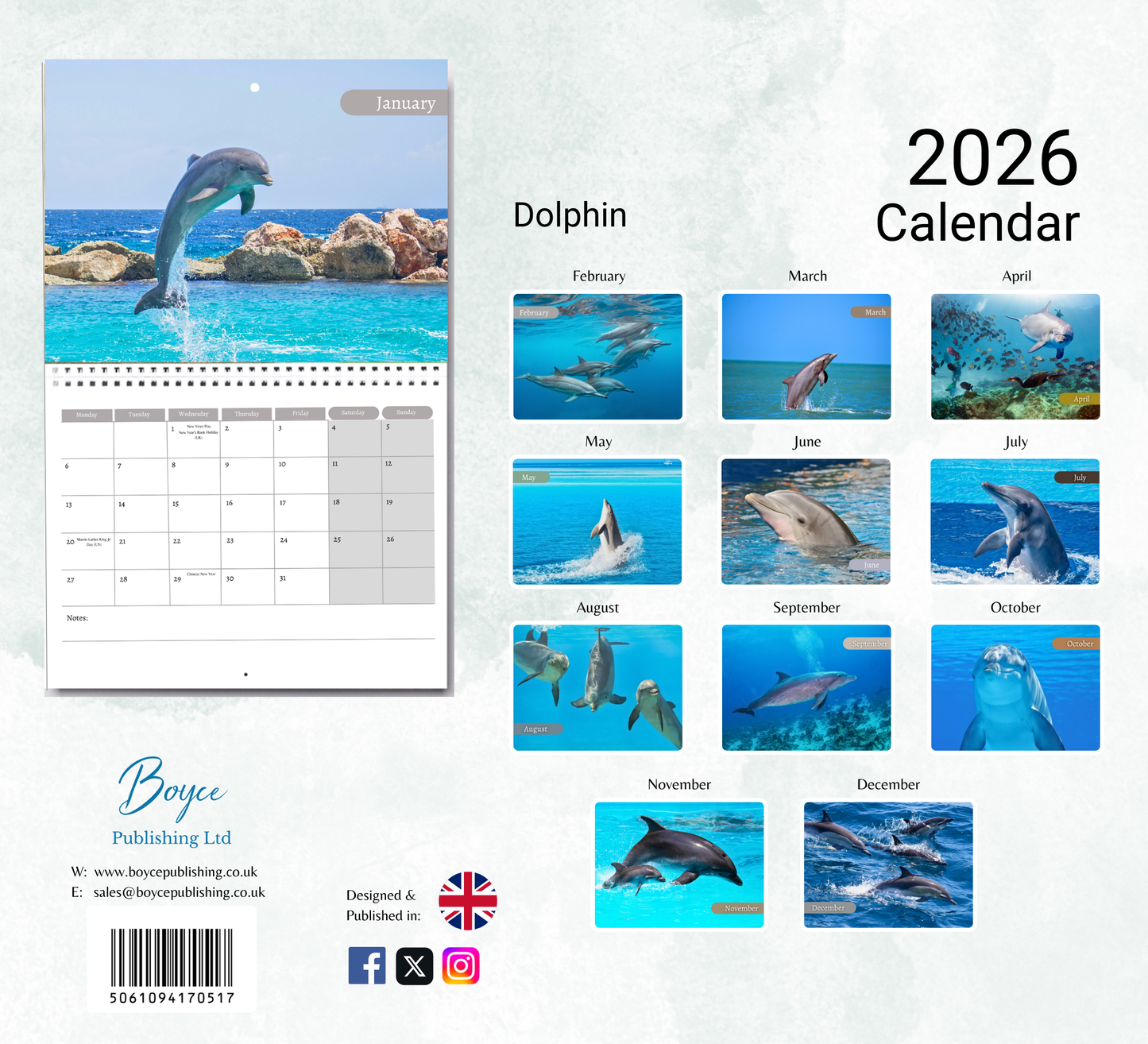 Dolphin Calendar 2026