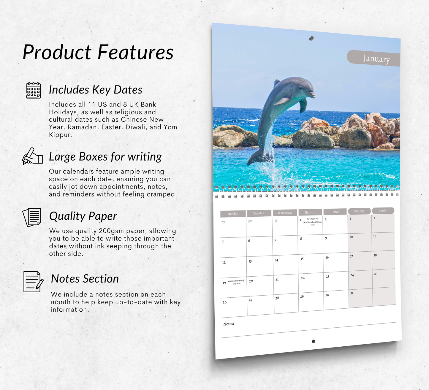 Dolphin Calendar 2026