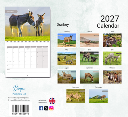 Donkey Calendar 2027