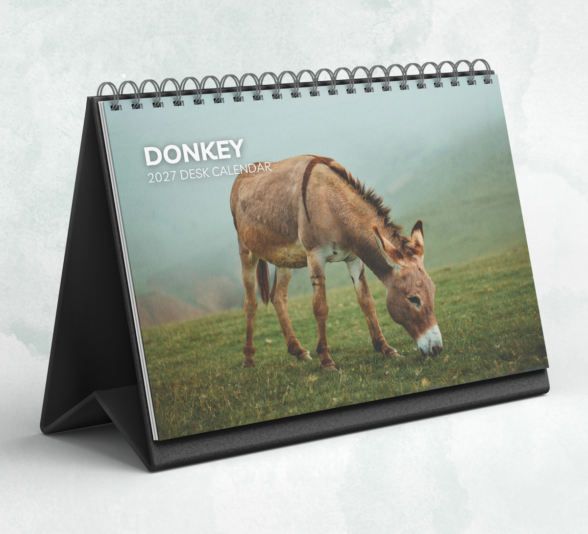 Donkey Desk Calendar 2027-2028