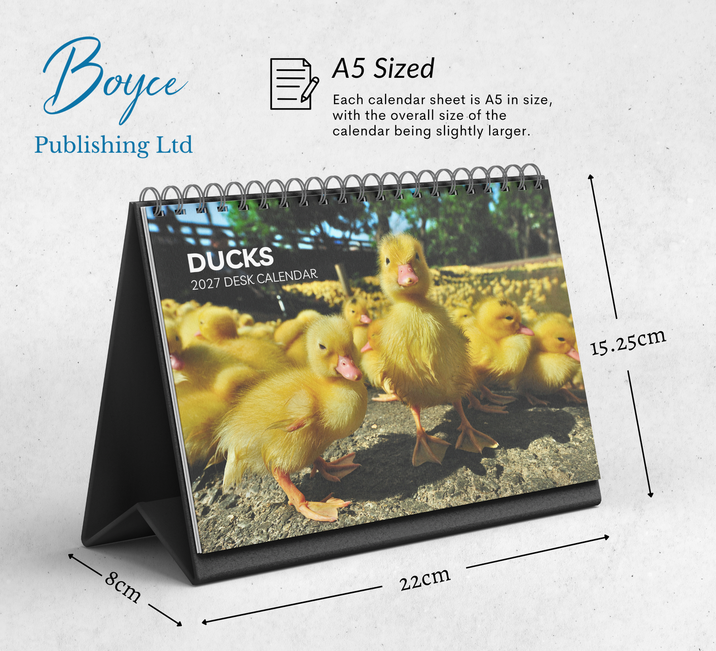 Duck Desk Calendar 2027-2028