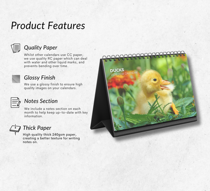 Duck Desk Calendar 2026-2027