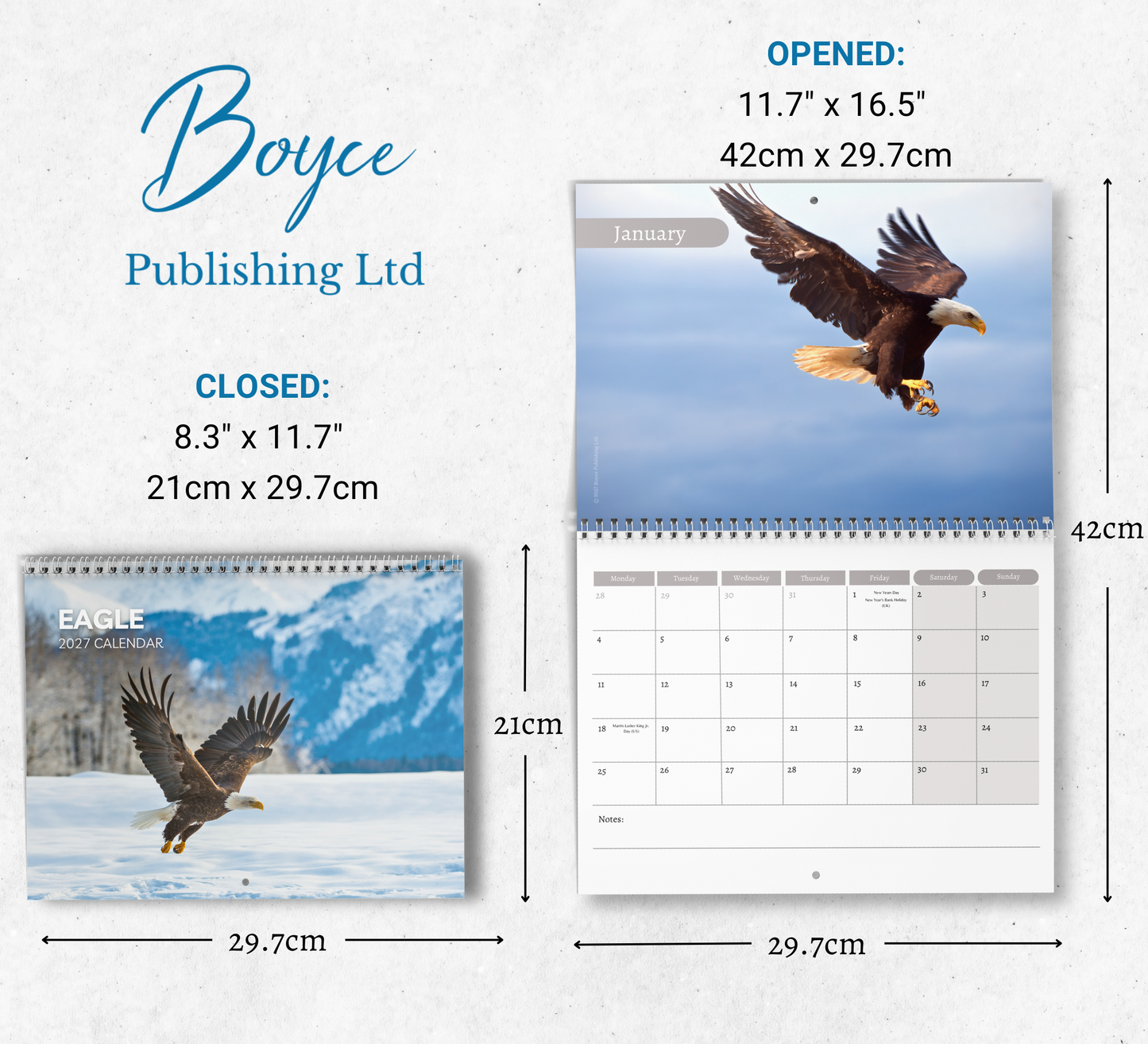Eagle Calendar 2027