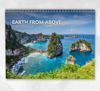Earth from Above Calendar 2026