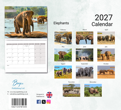 Elephant Calendar 2027