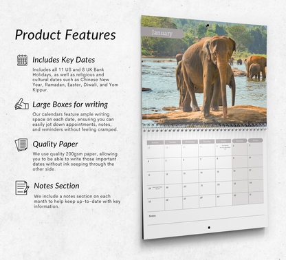 Elephant Calendar 2027