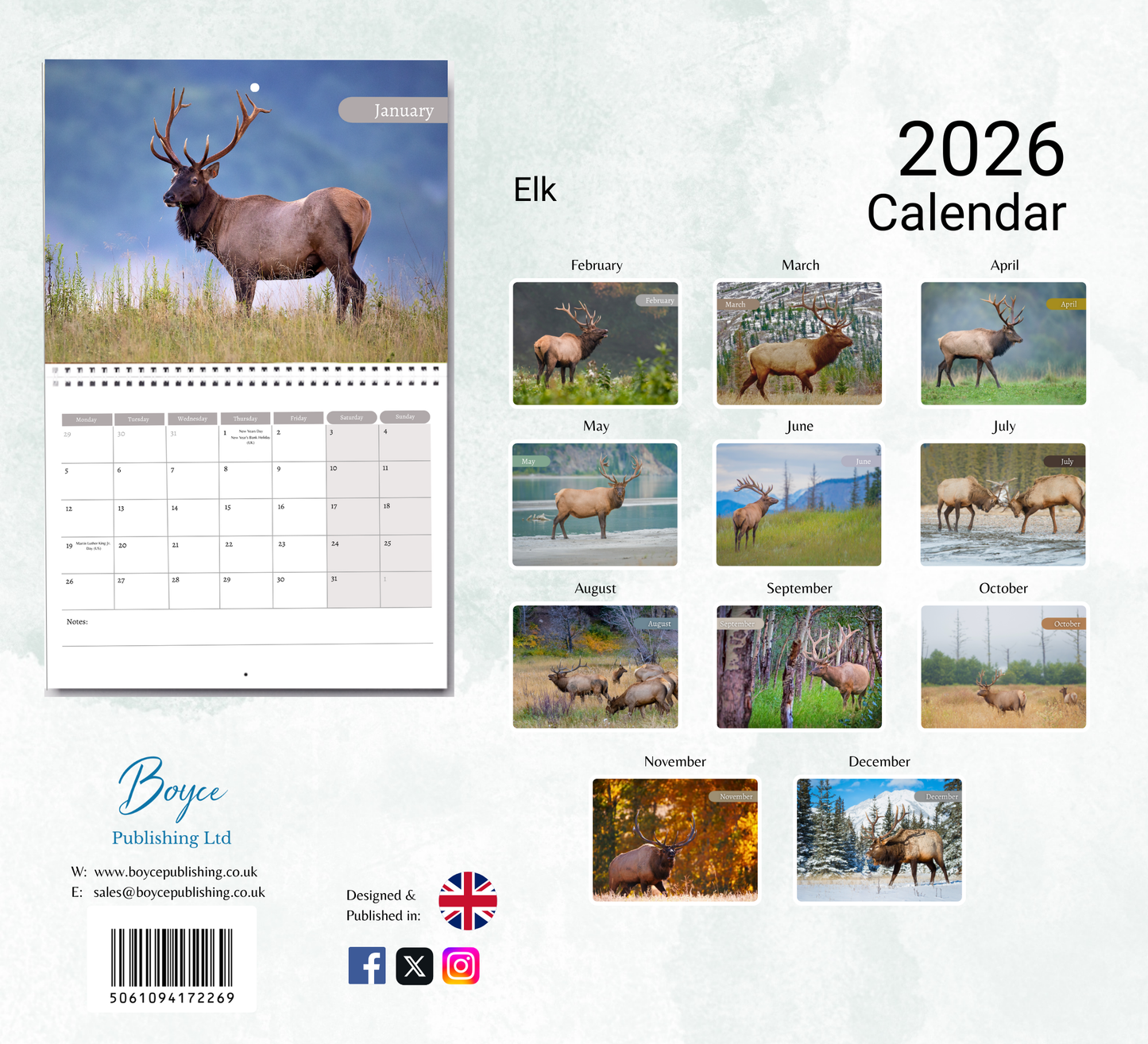Elk Calendar 2026