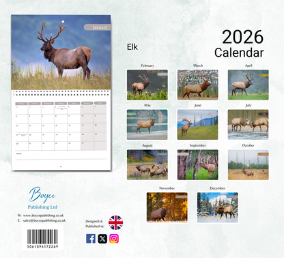 Elk Calendar 2026