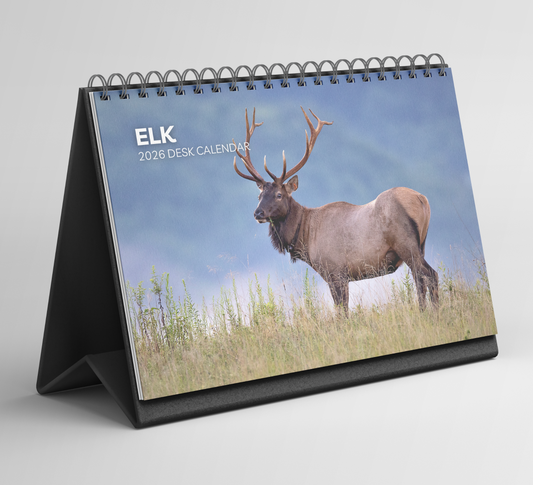 Elk Desk Calendar 2026-2027