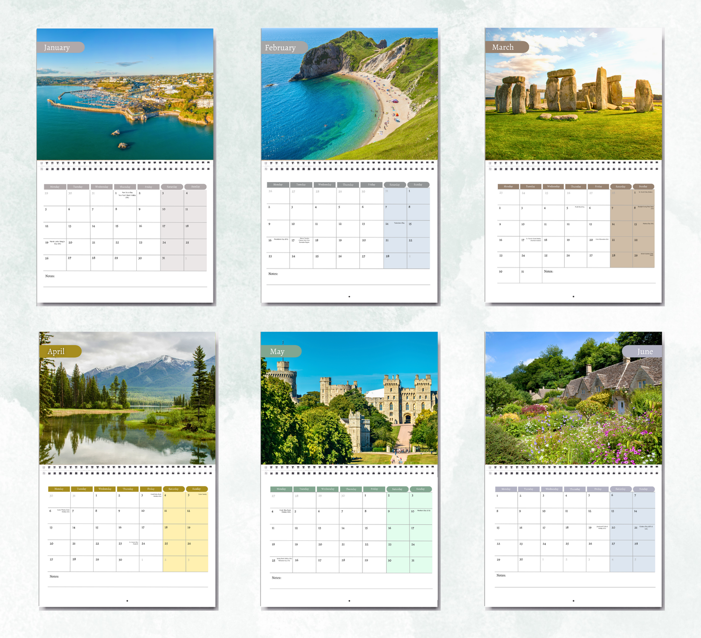 England Calendar 2026