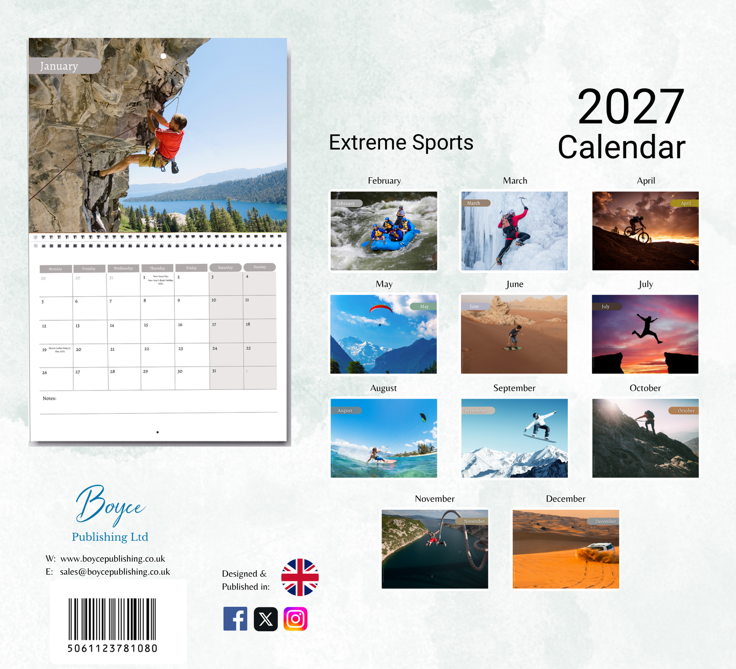 Extreme Sports Calendar 2027