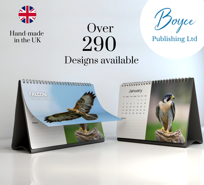 Falcon Desk Calendar 2026-2027