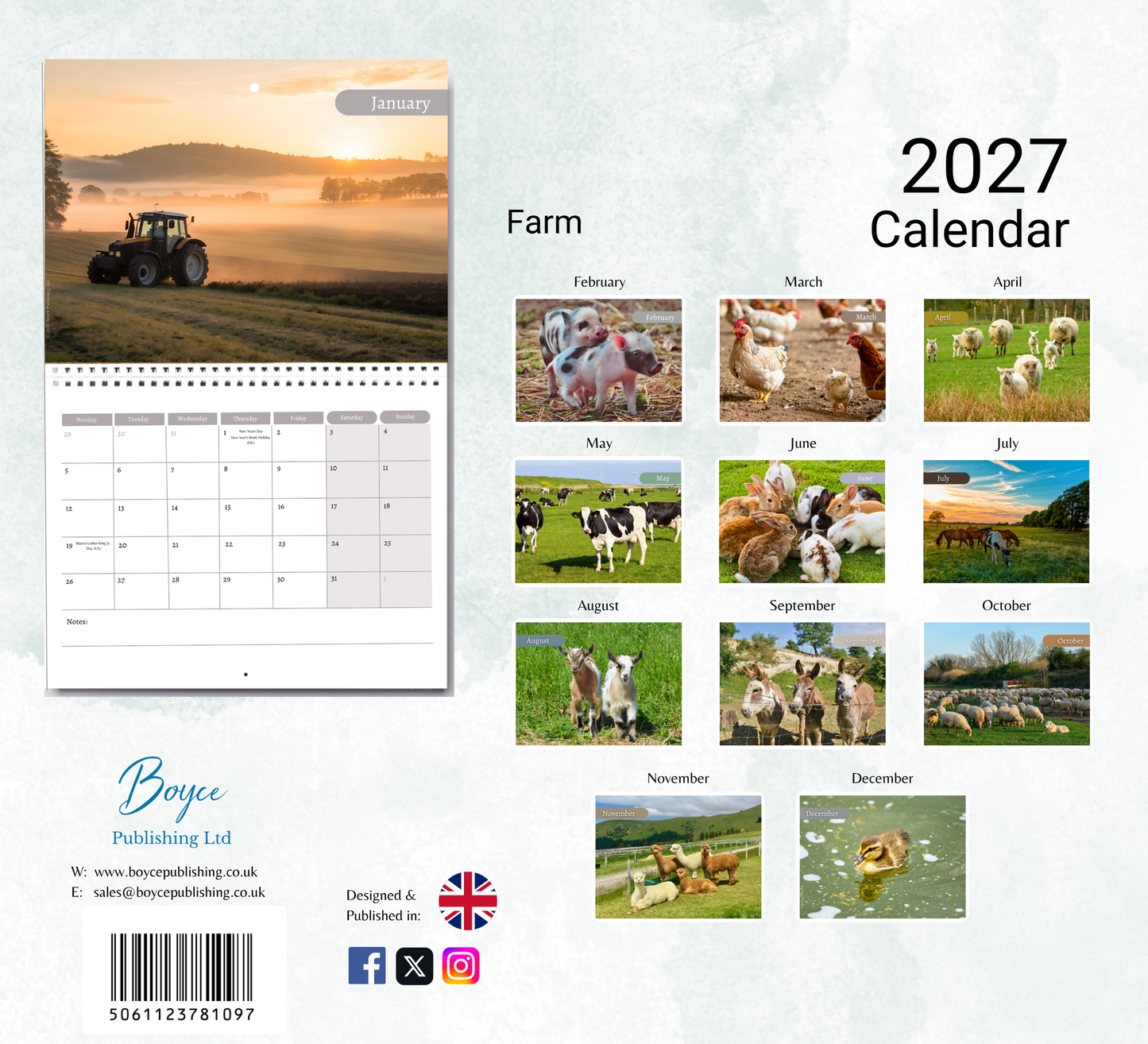 Farm Calendar 2027