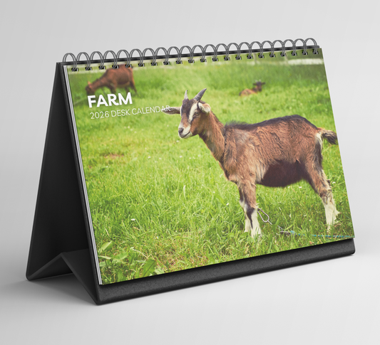 Farm Desk Calendar 2026-2027