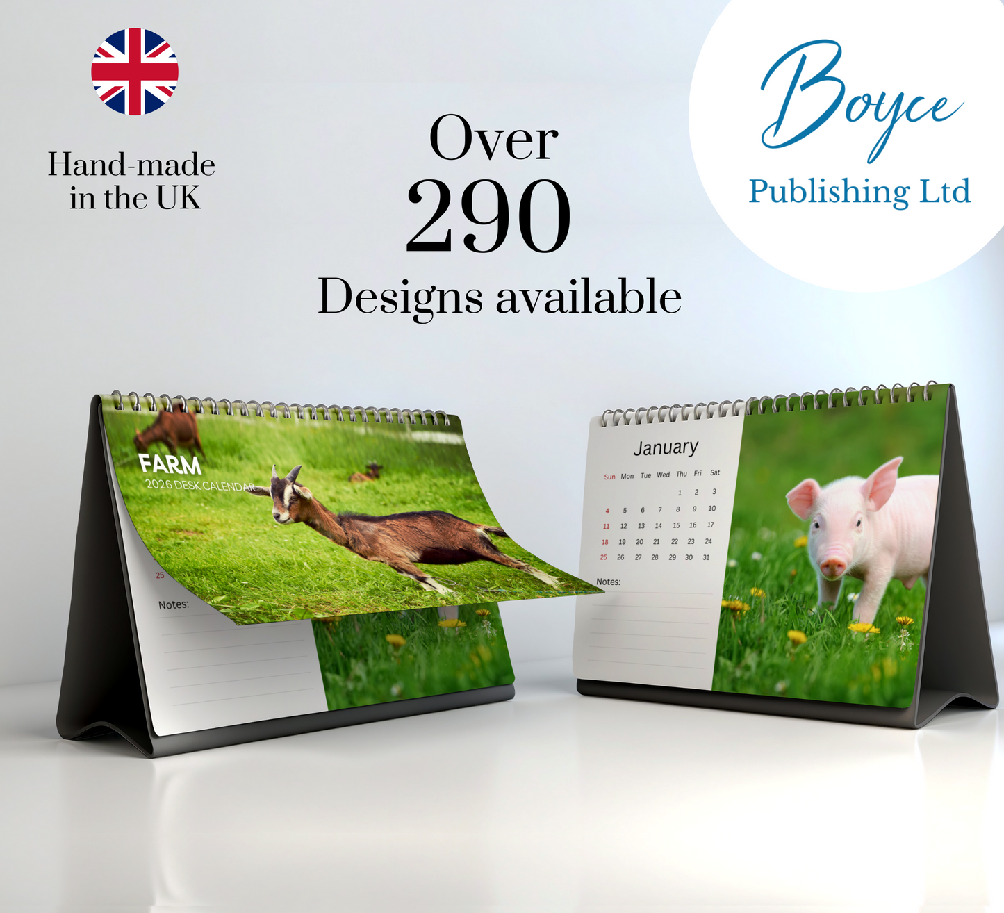 Farm Desk Calendar 2026-2027