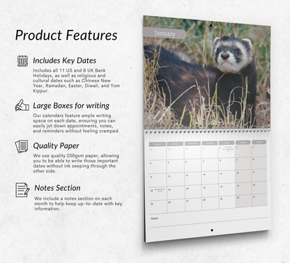 Ferret Calendar 2027