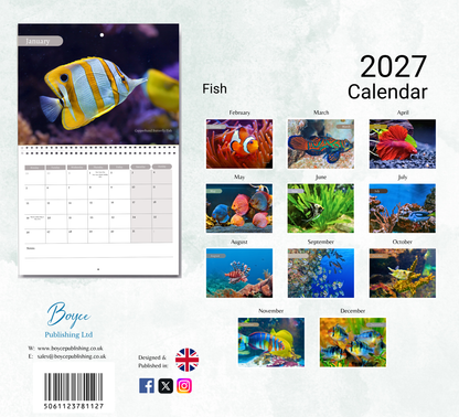 Fish Calendar 2027