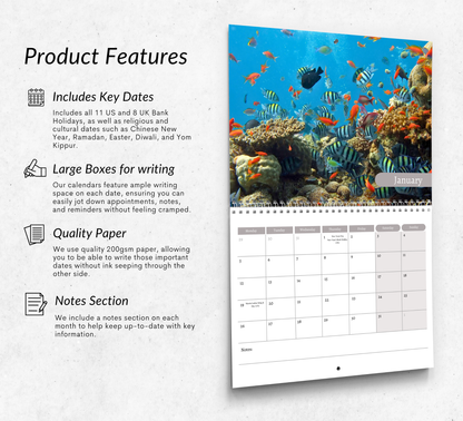 Fish Calendar 2026