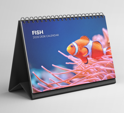 Fish Desk Calendar 2026-2027