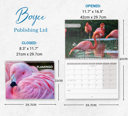 Flamingo Calendar 2026
