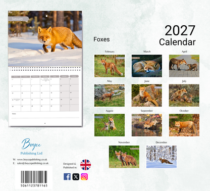 Fox Calendar 2027