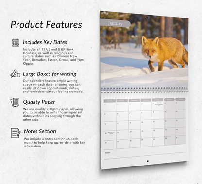 Fox Calendar 2027
