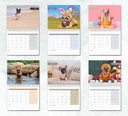 French Bulldog Calendar 2027