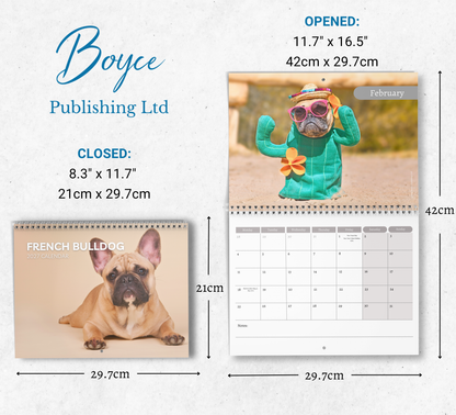 French Bulldog Calendar 2027