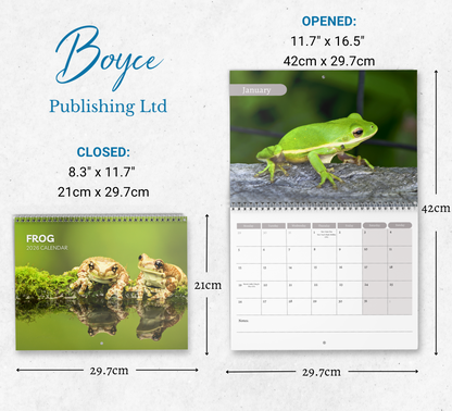 Frog Calendar 2026
