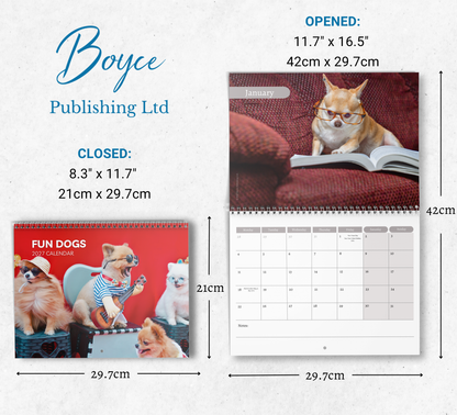 Fun Dogs Calendar 2027
