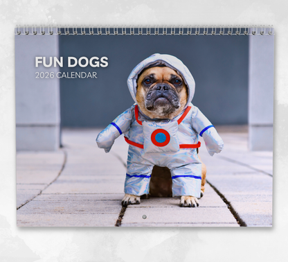 Fun Dog Calendar 2026
