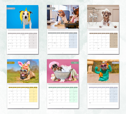 Fun Dog Calendar 2026