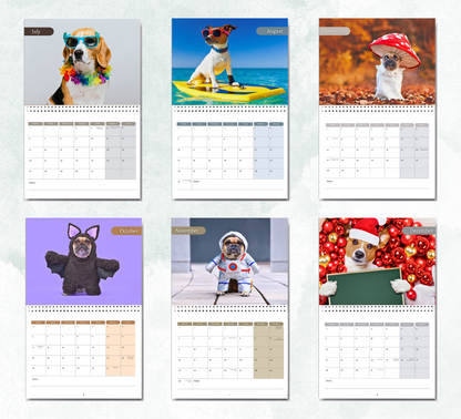 Fun Dog Calendar 2026