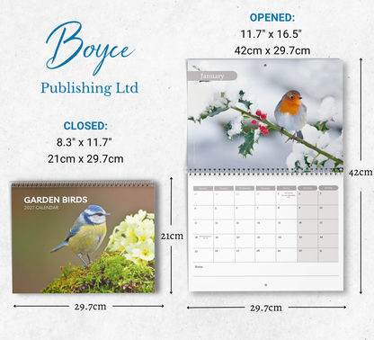 Garden Birds Calendar 2027