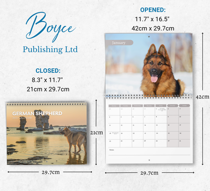 German Shepherd Calendar 2027
