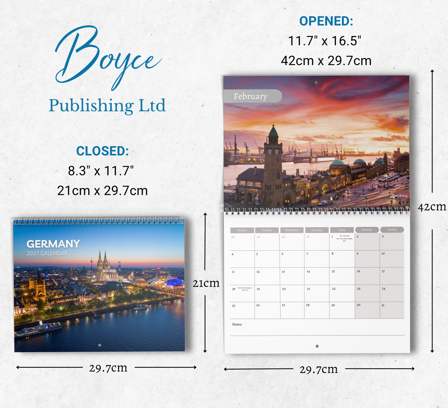 Germany Calendar 2027