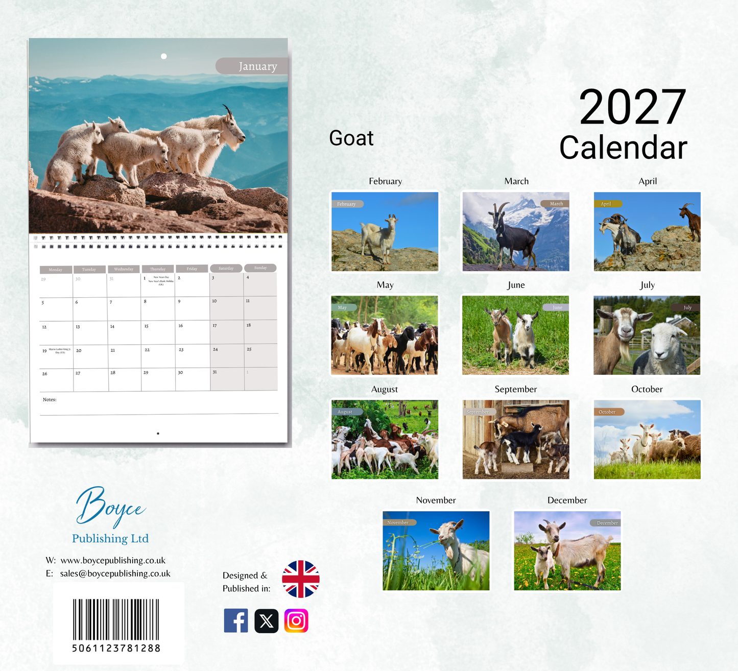 Goat Calendar 2027