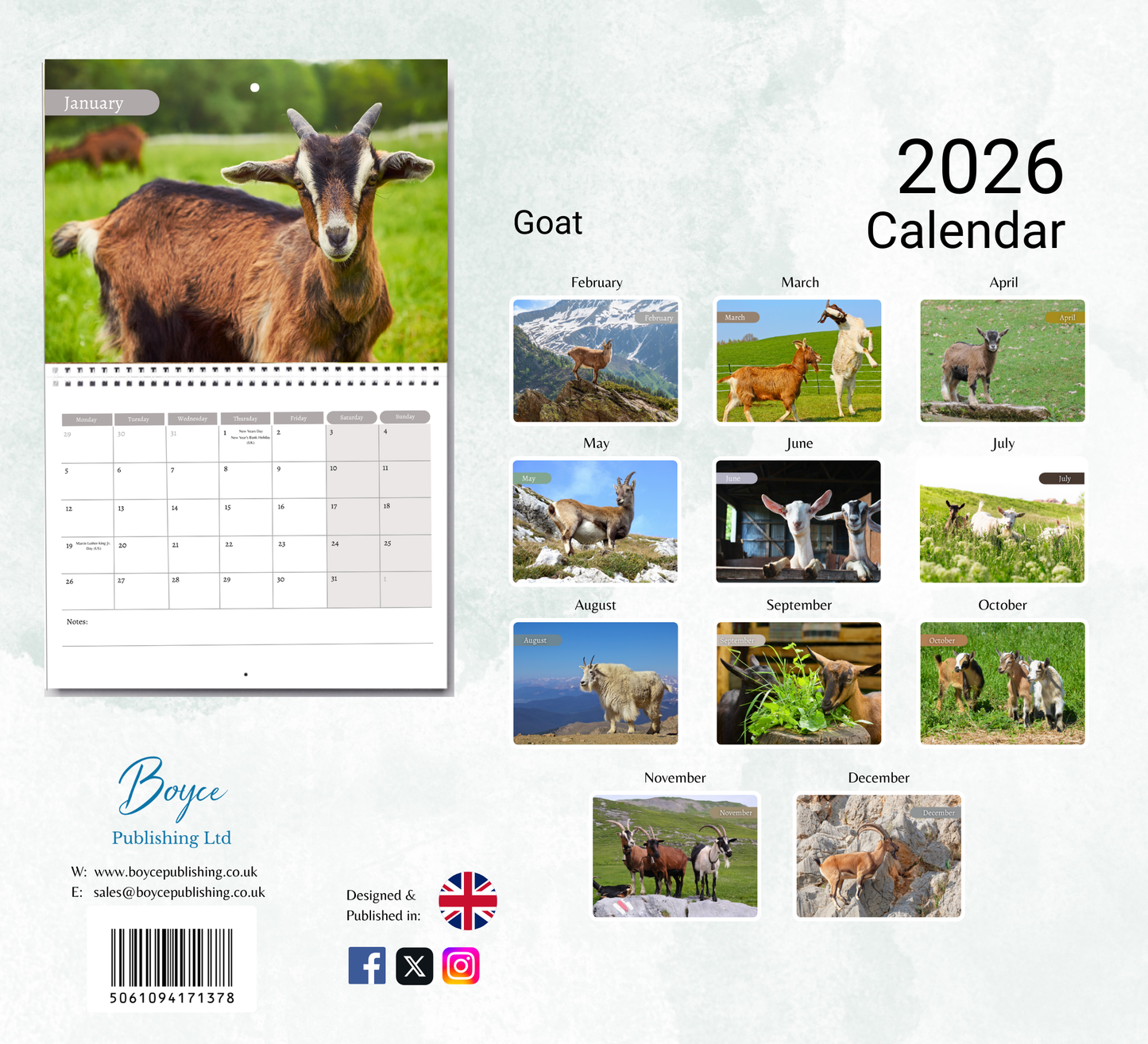 Goat Calendar 2026