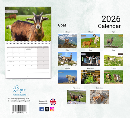 Goat Calendar 2026