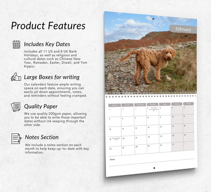 Goldendoodle Calendar 2026