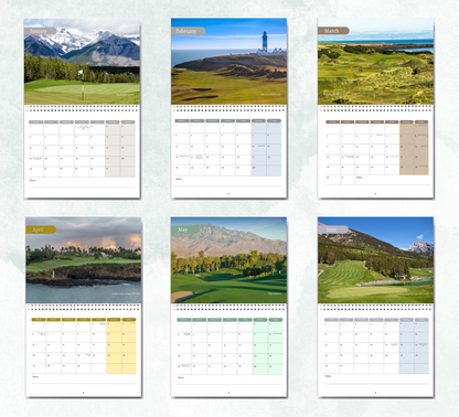 Golf Calendar 2027